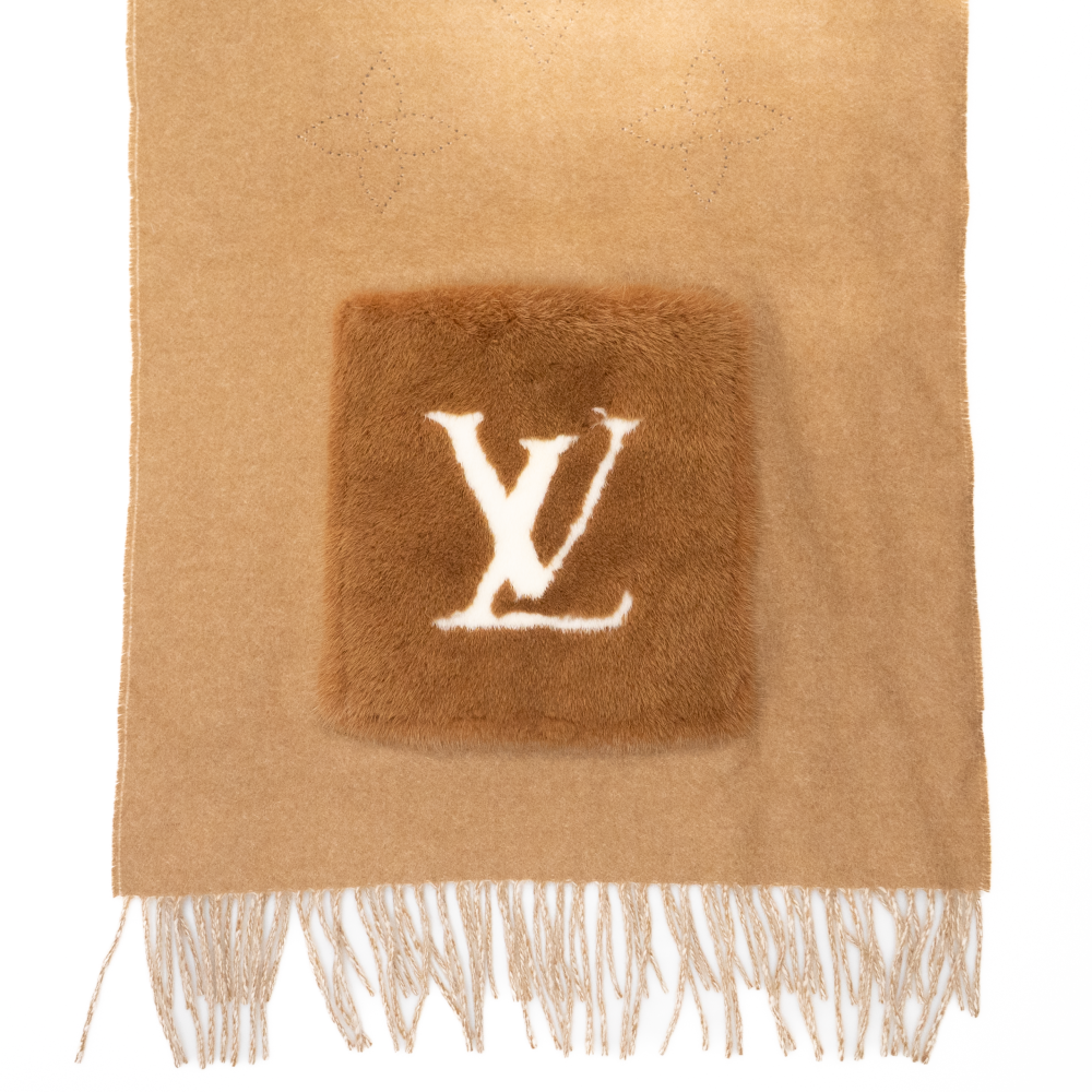 LOUIS VUITTON_ Sciarpa Marrone-1