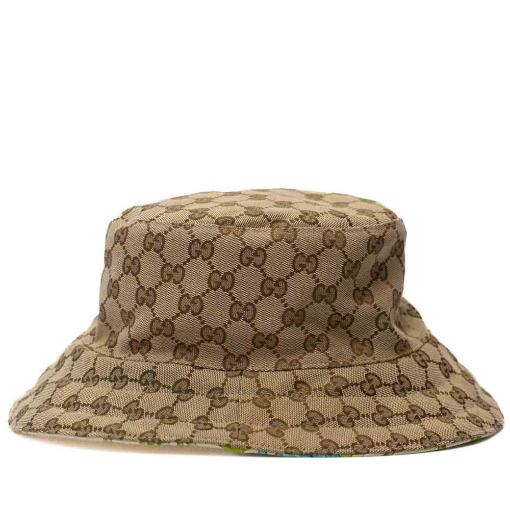 Luxury Mood_ GUCCI_ Bucket hat tessuto gg con interno flora_ 04