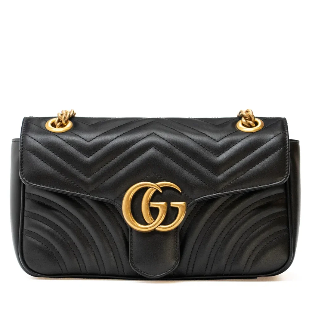Luxury Mood_ GUCCI_ Marmont media nera oro_ 003