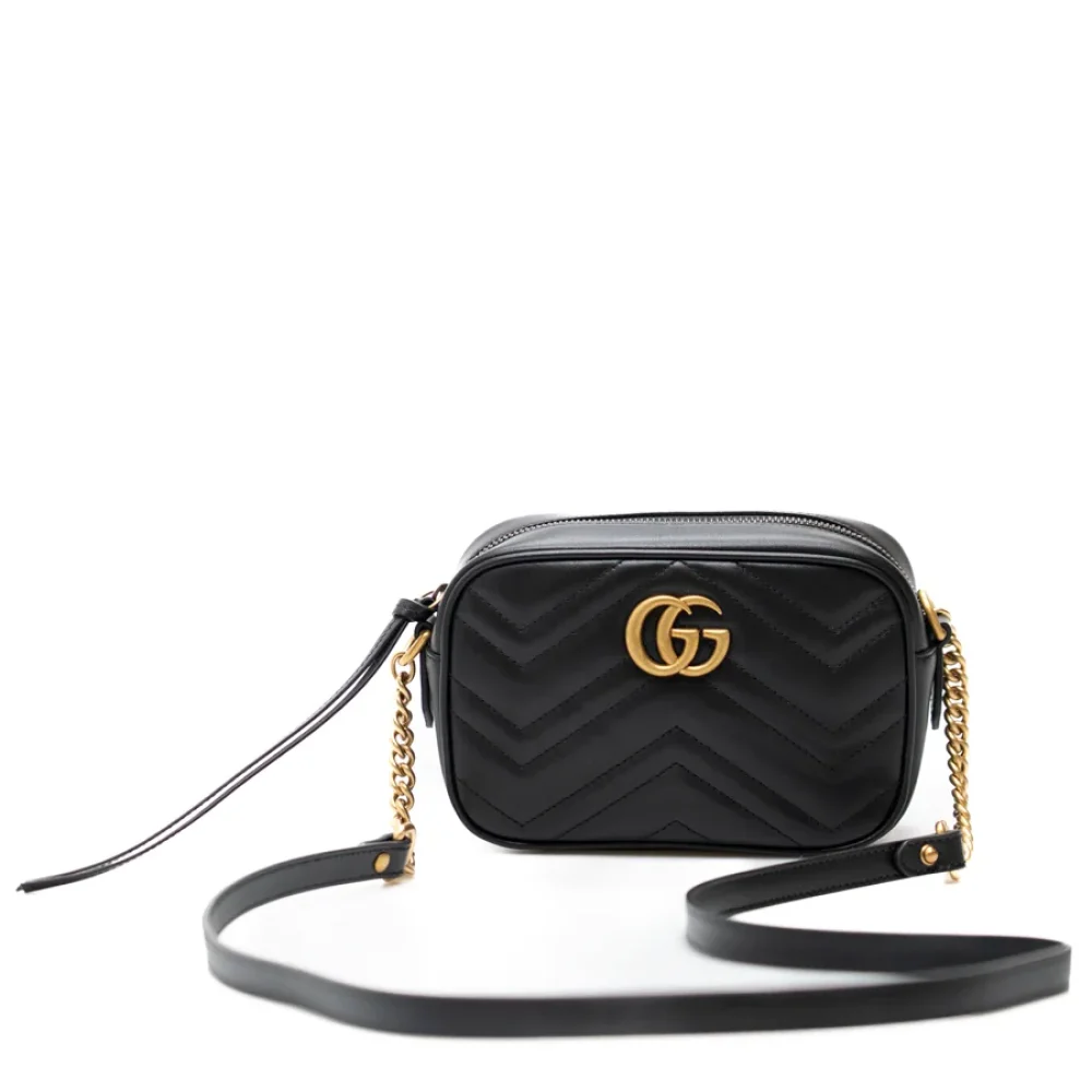 Luxury Mood_ GUCCI_ Mini camera bag nera oro_ 004