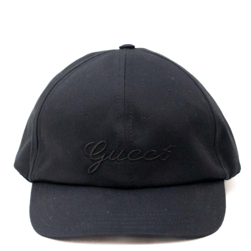 Luxury Mood_ GUCCI_ cappello frontino nero_ 01