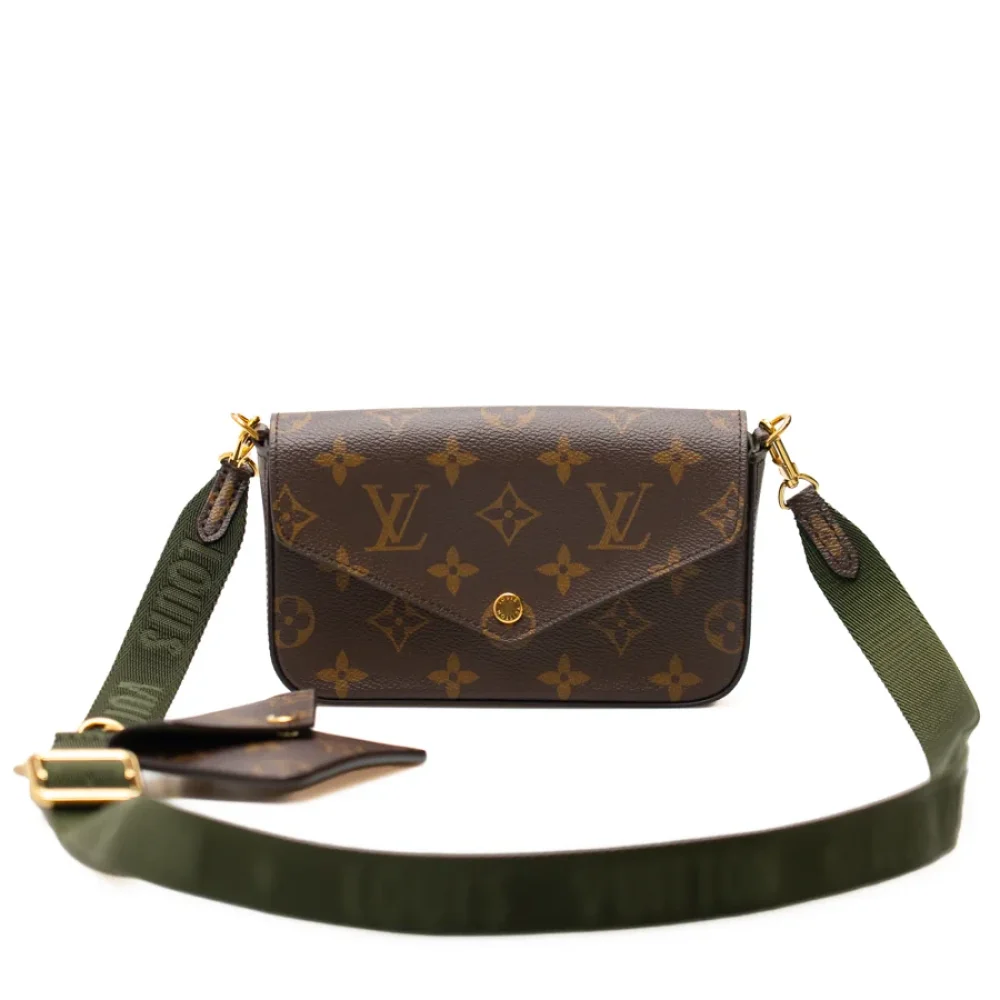 Luxury Mood_ LOUIS VUITTON_ Felicie strap & go monogram tracolla kaki_ 004